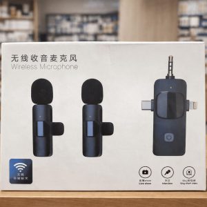 Dual Wireless Lavalier Microphone for Smartphone