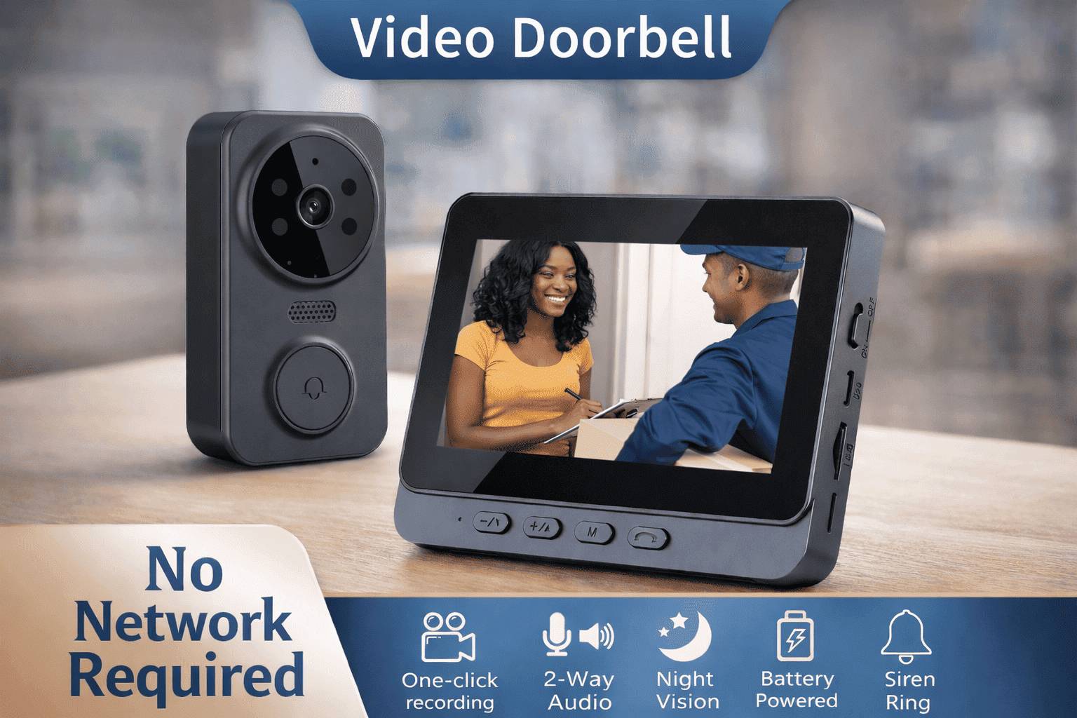 Smart Video Doorbell Camera System